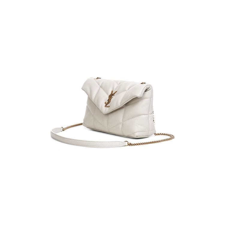 Saint Laurent Puffy Mini Bag Crema Soft