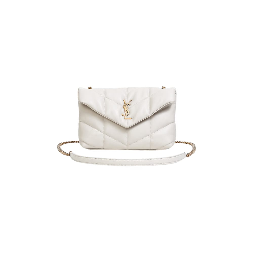 Saint Laurent Puffy Mini Bag Crema Soft