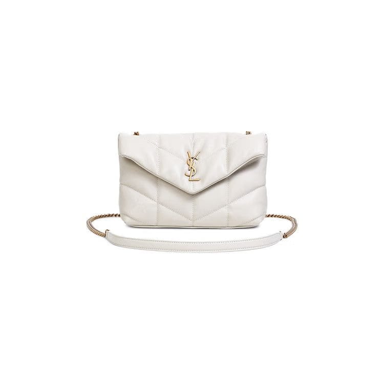 Saint Laurent Puffy Mini Bag Crema Soft
