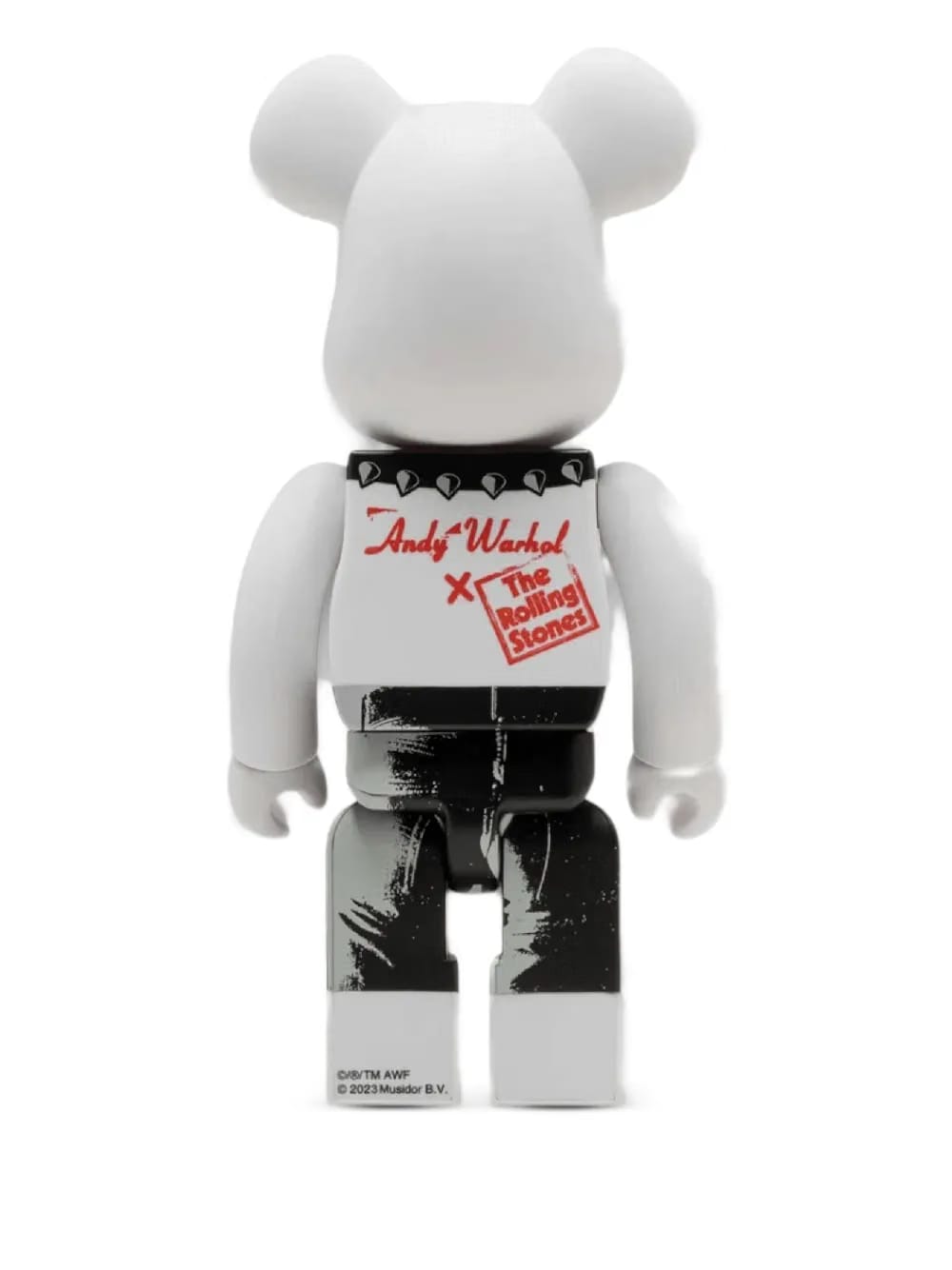 x Andy Warhol x Rolling Stones Sticky Fingers BE@RBRICK figure 1000%