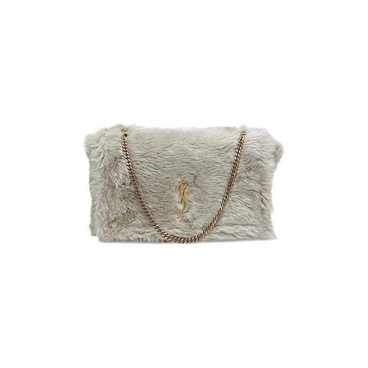 Saint Laurent Kate Medium Supple/Reversible Chain Bag Clay