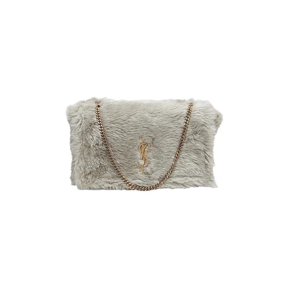 Saint Laurent Kate Medium Supple/Reversible Chain Bag Clay