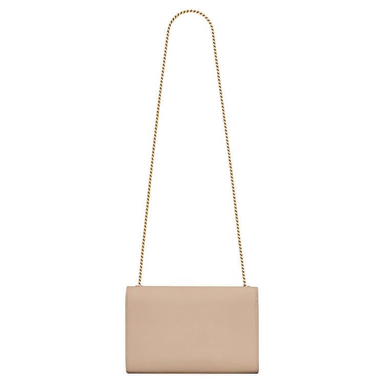 Saint Laurent Kate Medium Chain Bag Dark Beige