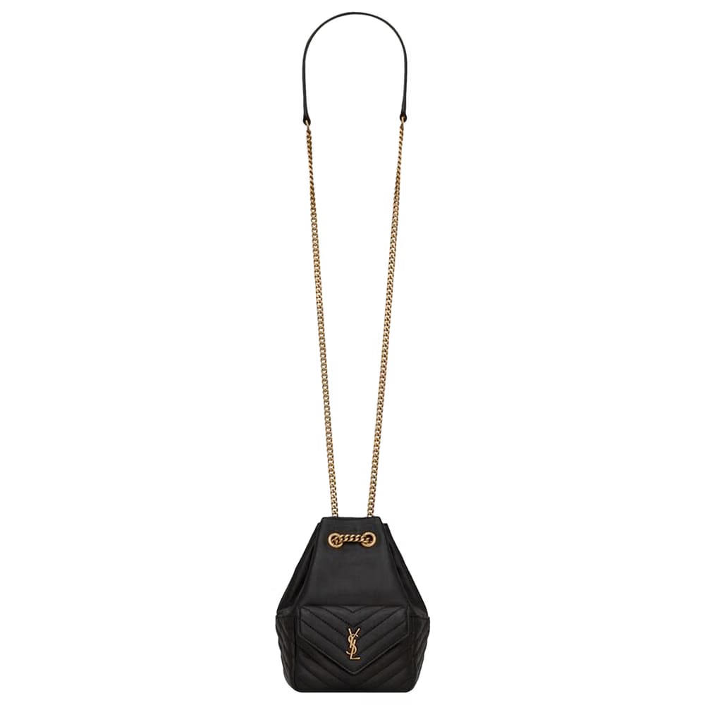 Saint Laurent Nano Bucket Bag Black