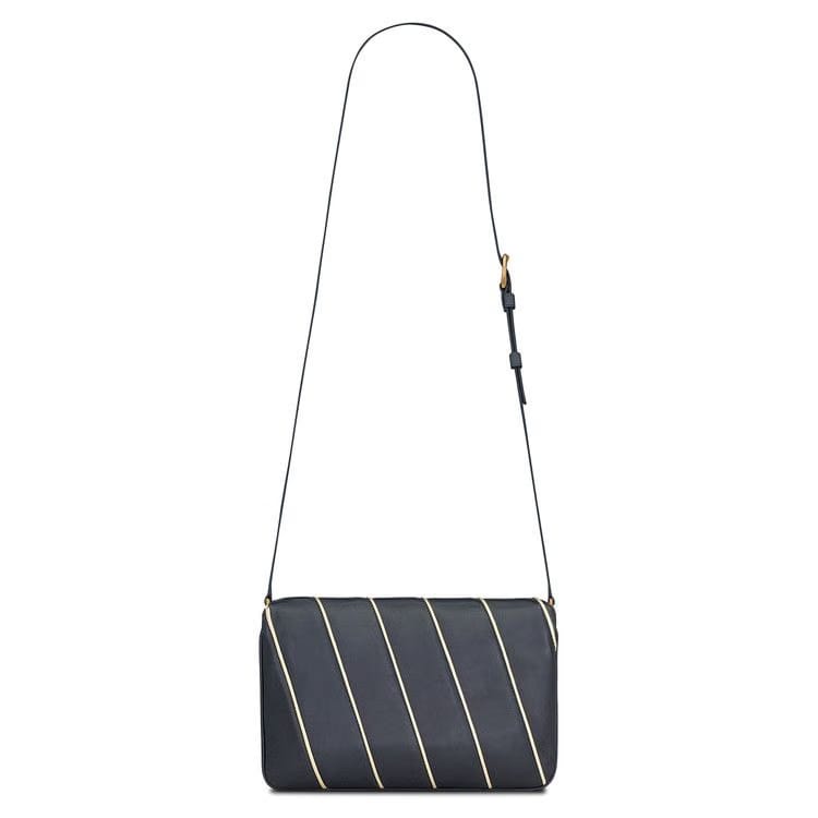 Saint Laurent Le Maillon Satchel Deep Marine