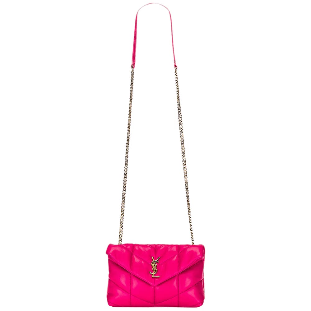Saint Laurent Toy Puffer Bag Bubble Gum