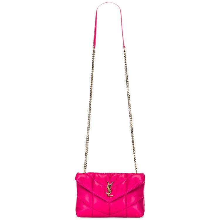 Saint Laurent Toy Puffer Bag Bubble Gum