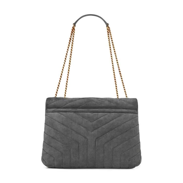 Saint Laurent Loulou Medium Shoulder Bag Storm