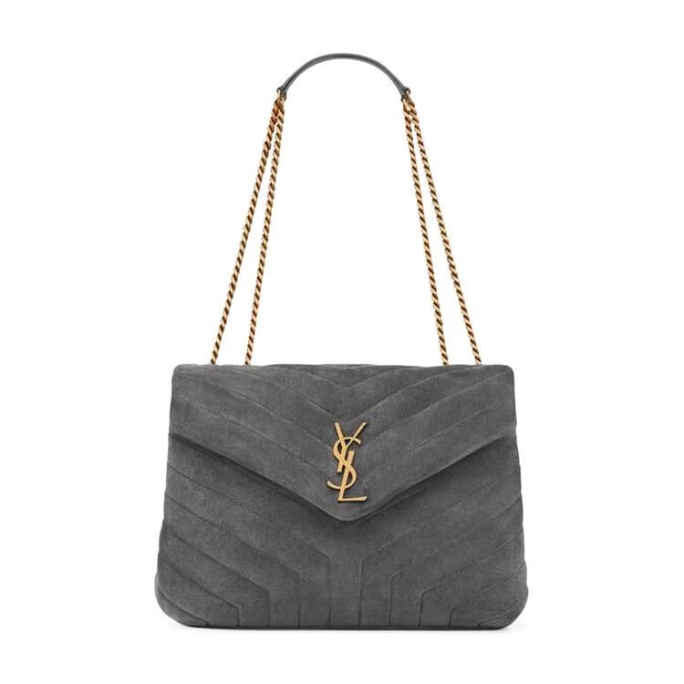 Saint Laurent Loulou Medium Shoulder Bag Storm