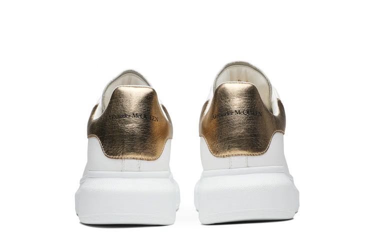 Alexander McQueen Oversized Sneaker White Gold