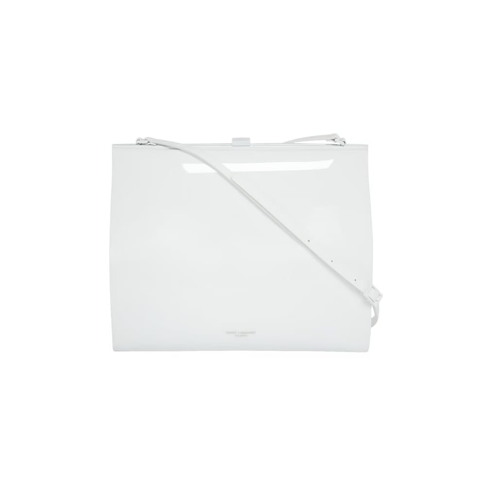 Saint Laurent Small Le Anne Marie Shoulder Bag White Powder
