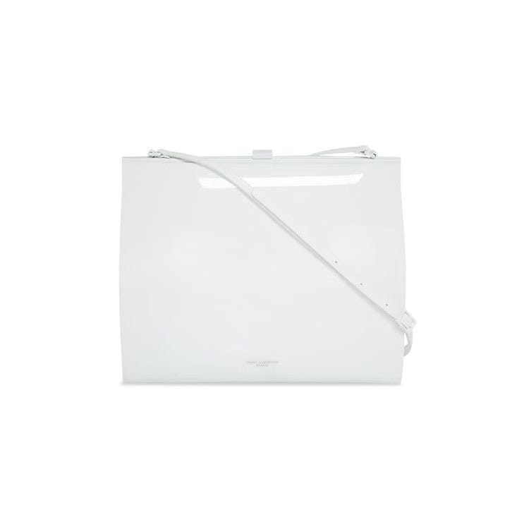Saint Laurent Small Le Anne Marie Shoulder Bag White Powder