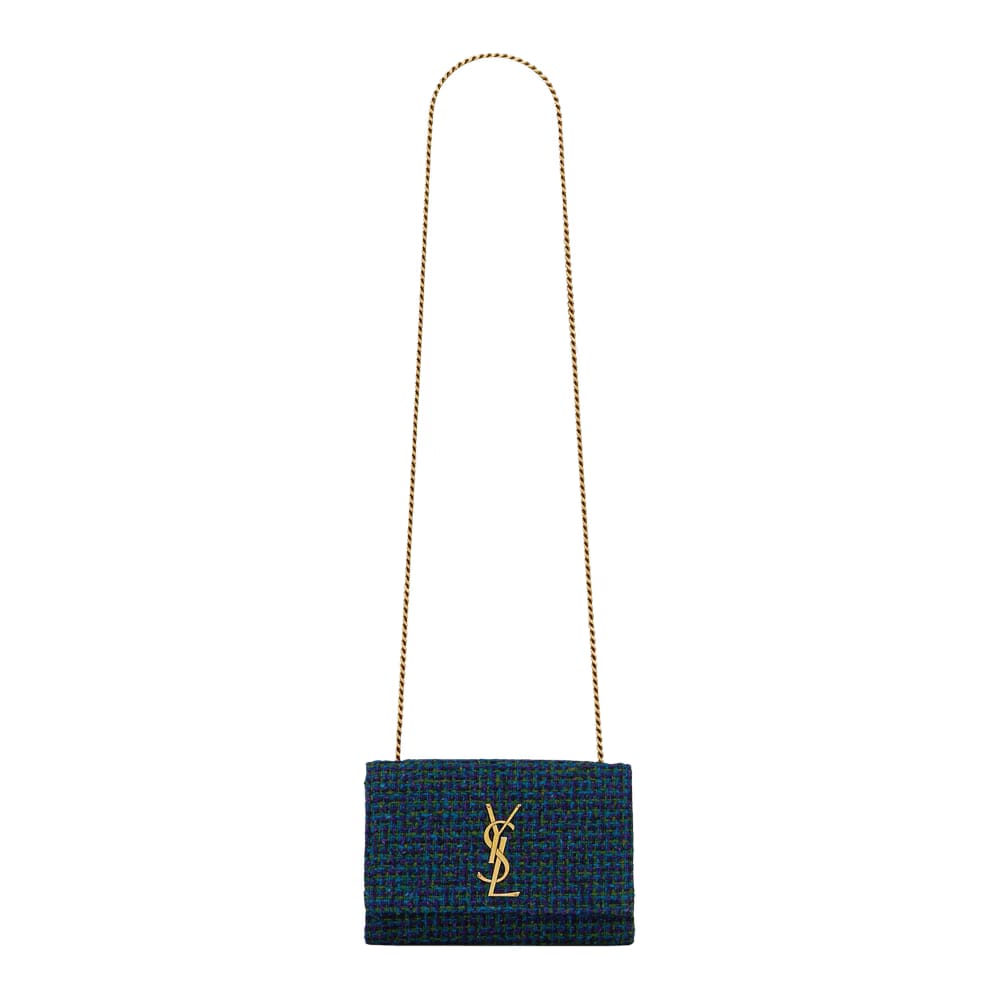 Saint Laurent Kate Small Bag Violet/Vert/Torquois