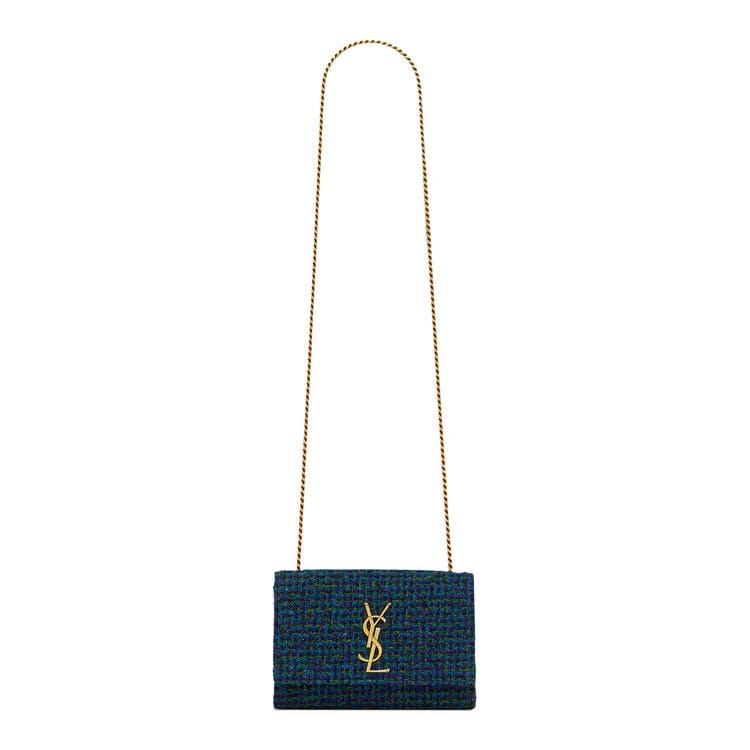 Saint Laurent Kate Small Bag Violet/Vert/Torquois