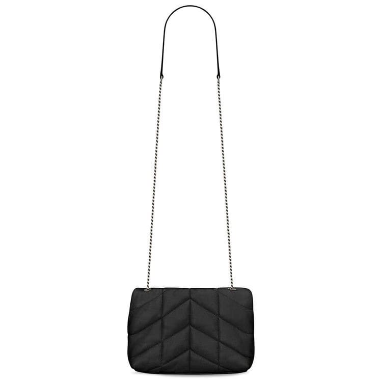 Saint Laurent Loulou Mini Bag Puffer Bag Nero