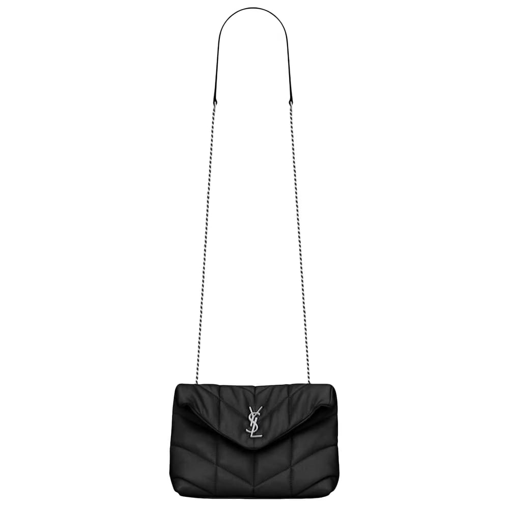 Saint Laurent Loulou Mini Bag Puffer Bag Nero