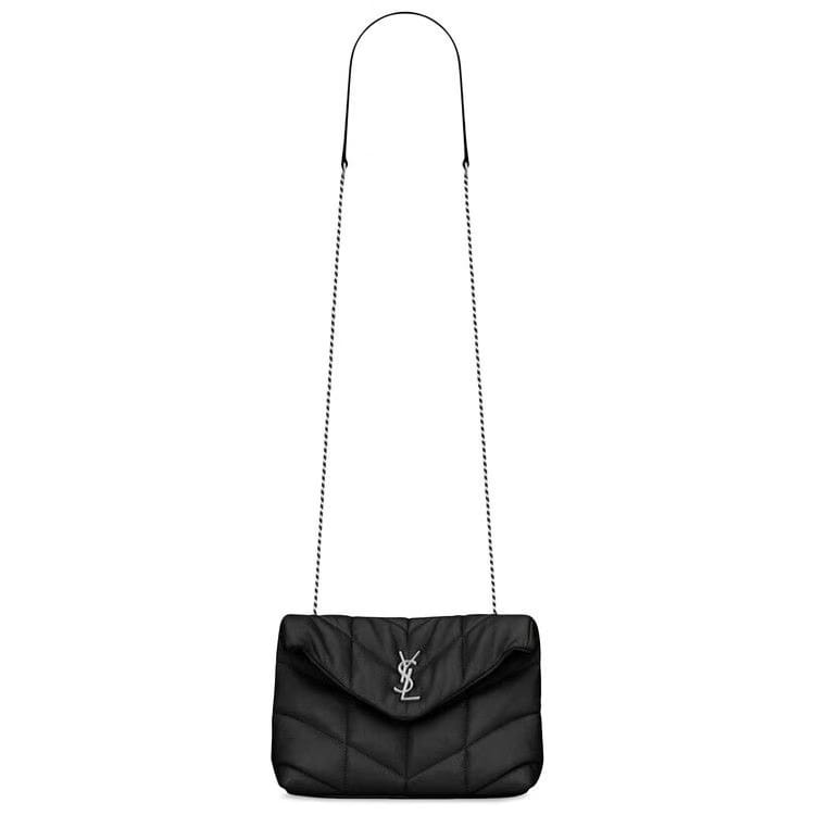 Saint Laurent Loulou Mini Bag Puffer Bag Nero