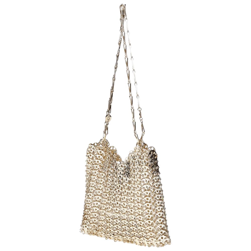 Paco Rabanne 1969 Pochette Shoulder Bag Light Gold