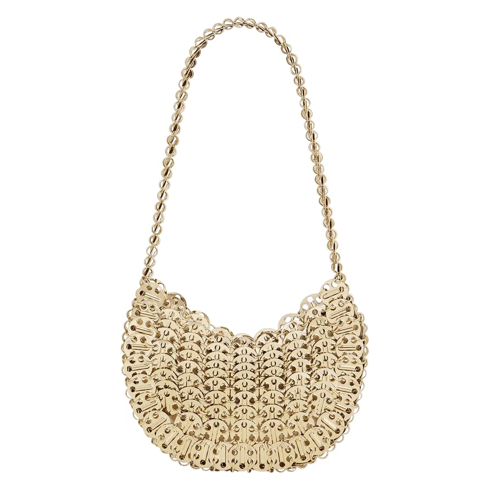Paco Rabanne Moon 1969 Shoulder Bag Light Gold