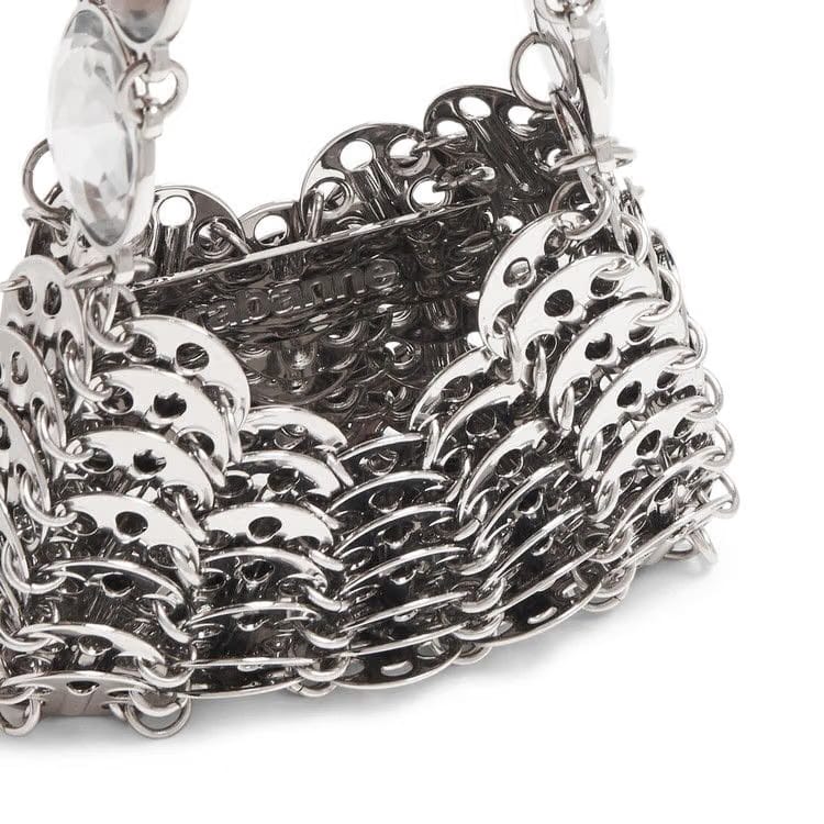 Paco Rabanne 1969 Micro Mini Bag Silver