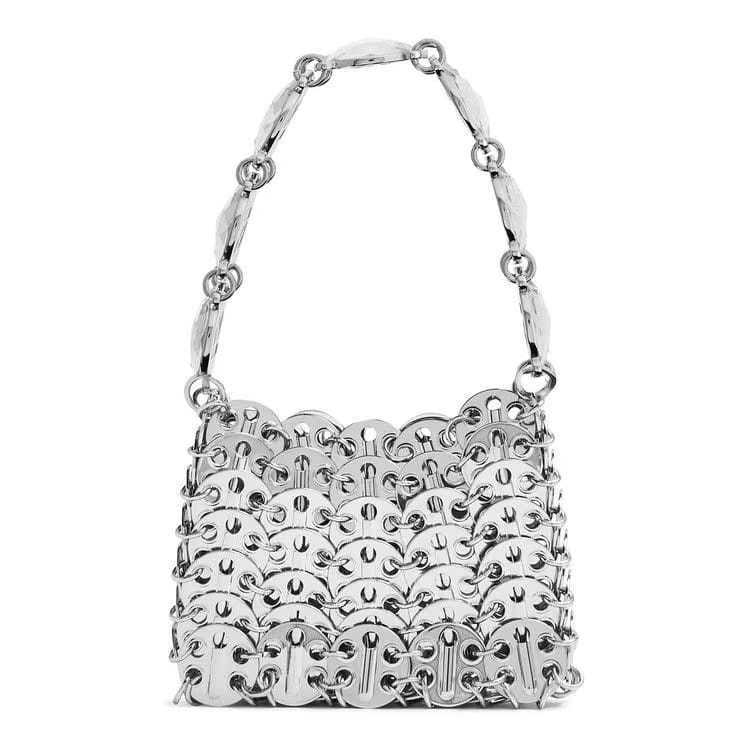 Paco Rabanne 1969 Micro Mini Bag Silver