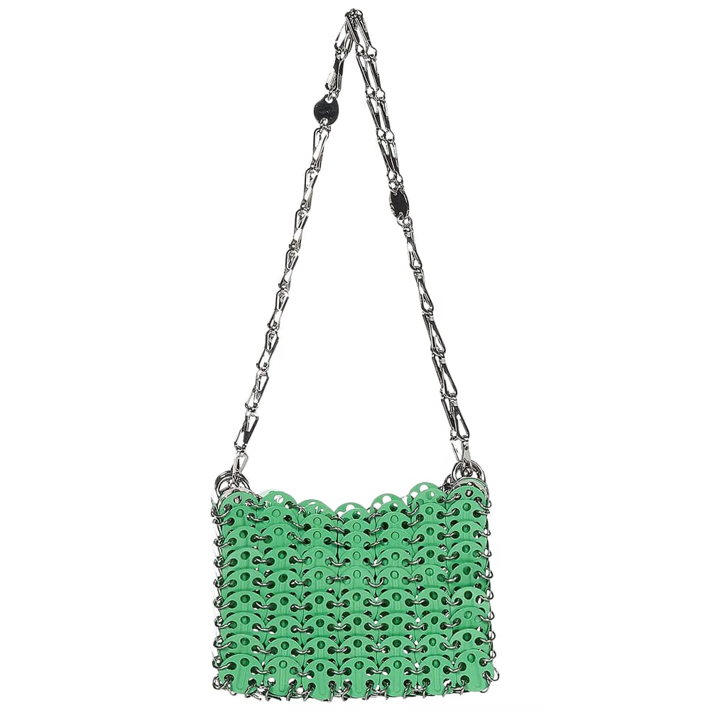 Paco Rabanne 1969 Nano Shoulder Bag Bright Green