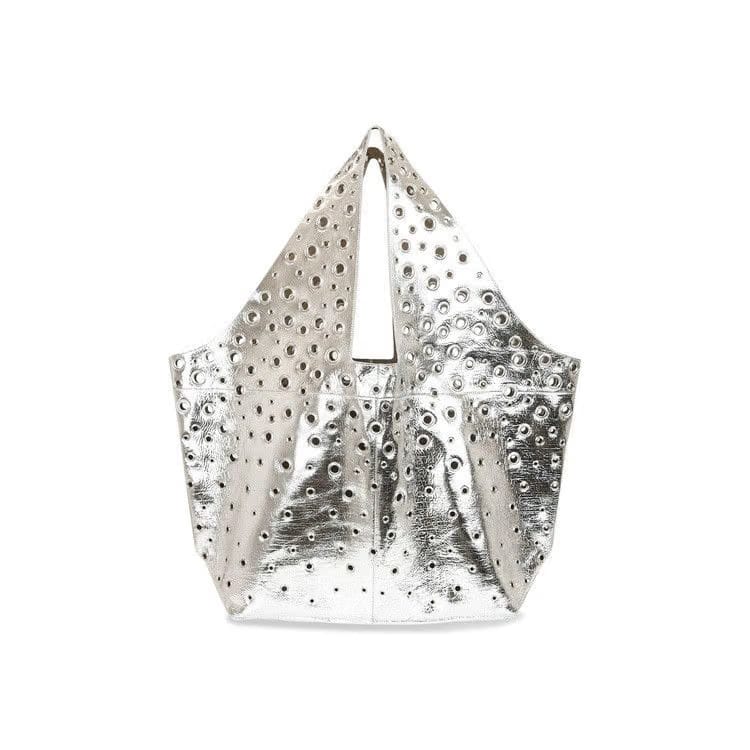 Paco Rabanne Large Shopping Bag Silver