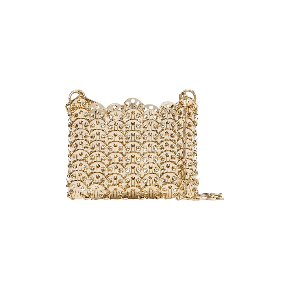 Paco Rabanne 1969 Nano Shoulder Bag Light Gold