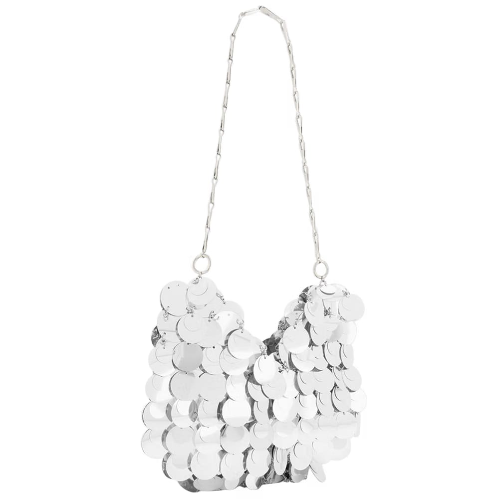 Paco Rabanne Sparkle Hobo Bag Silver