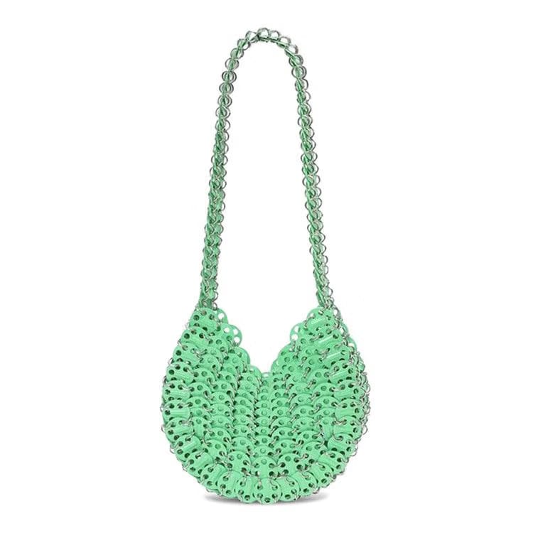 Paco Rabanne 1969 Moon Shoulder Bag Bright Green