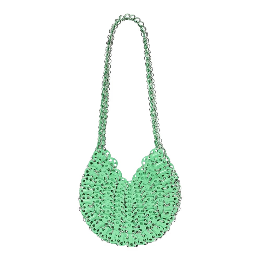 Paco Rabanne 1969 Moon Shoulder Bag Bright Green