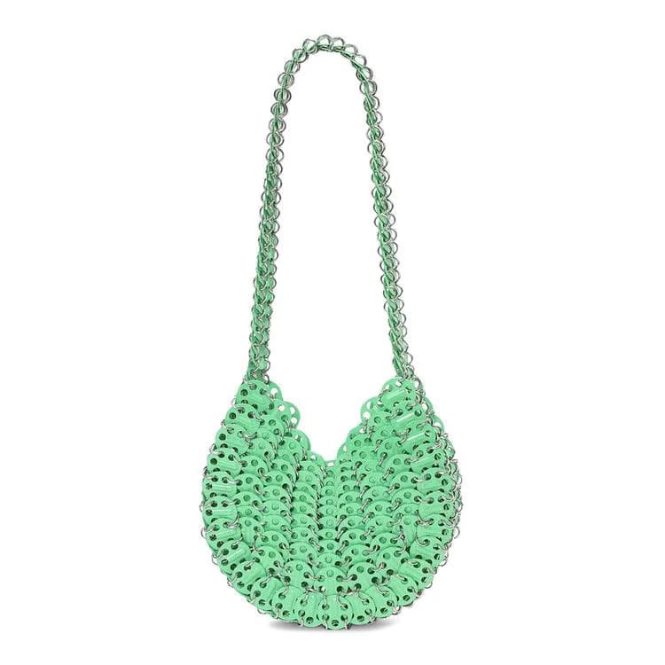 Paco Rabanne 1969 Moon Shoulder Bag Bright Green