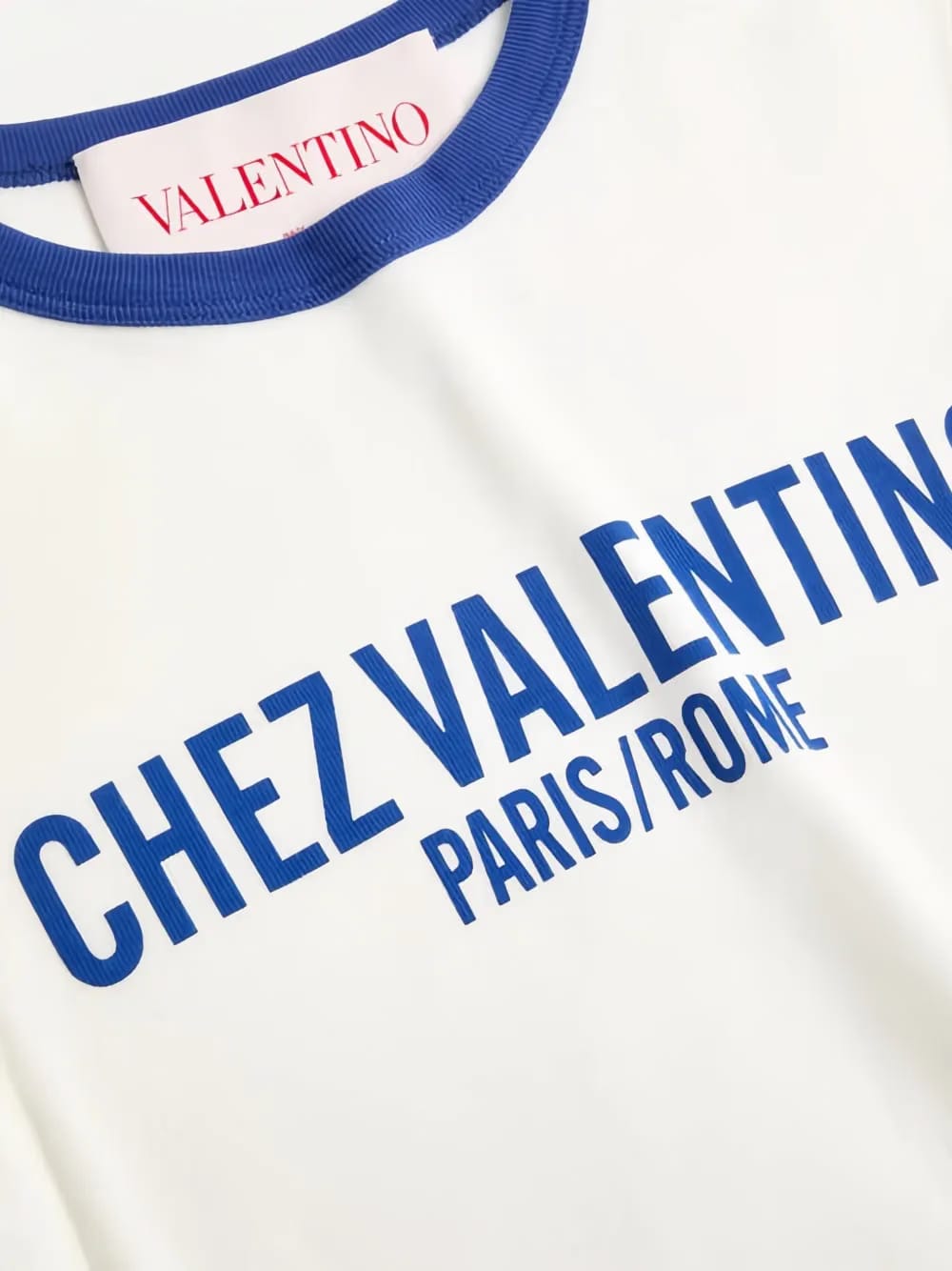 Chez Valentino-print T-Shirt