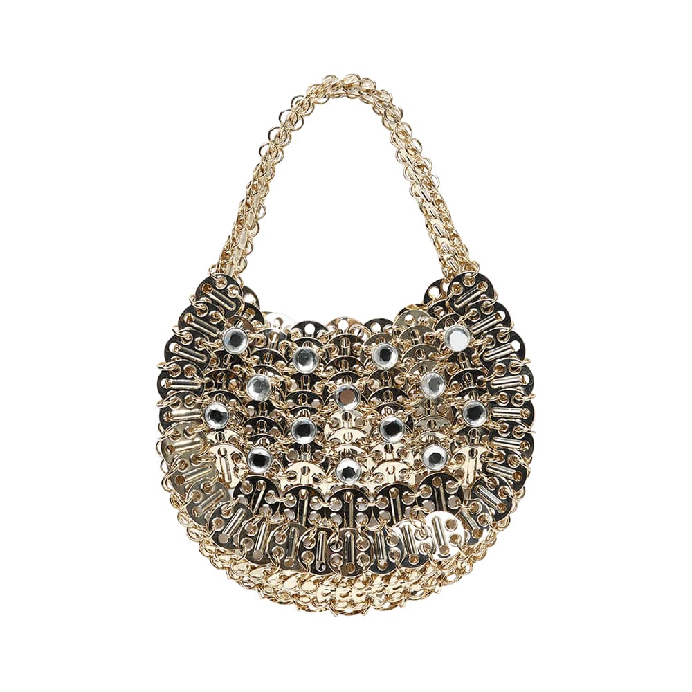 Paco Rabanne 1969 Small Moon Bag Light Gold/Crystal