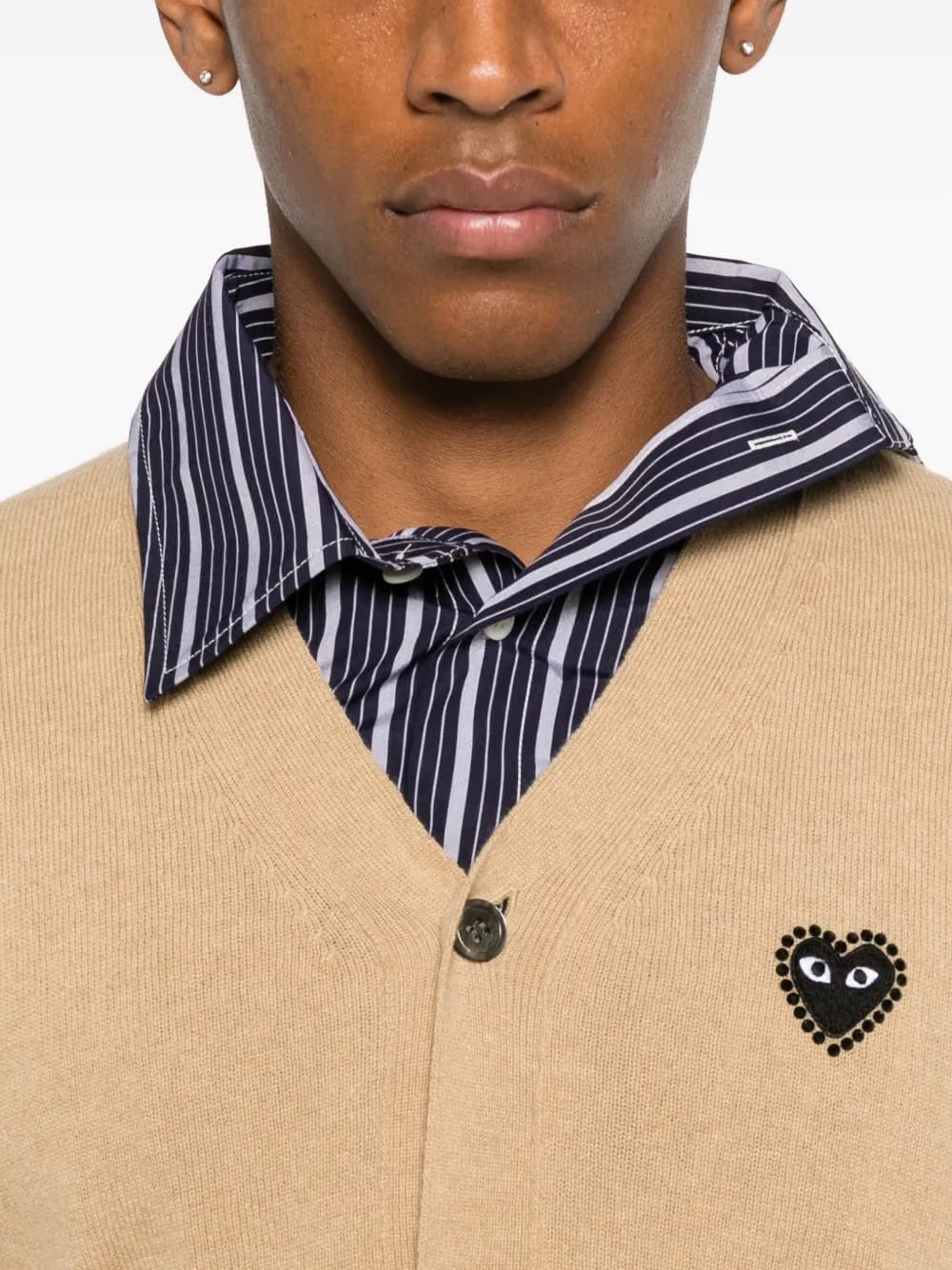 heart-logo cardigan
