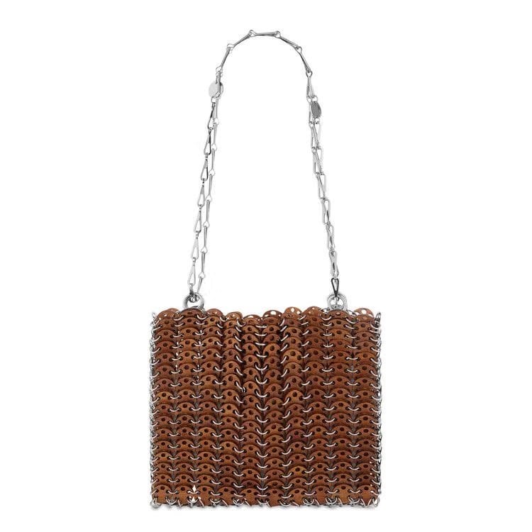 Paco Rabanne Handbag Rust/Silver
