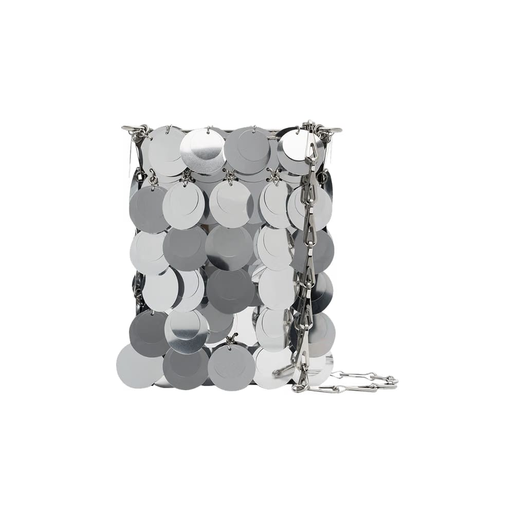 Paco Rabanne Sparkle Silver Shoulder Bag Silver