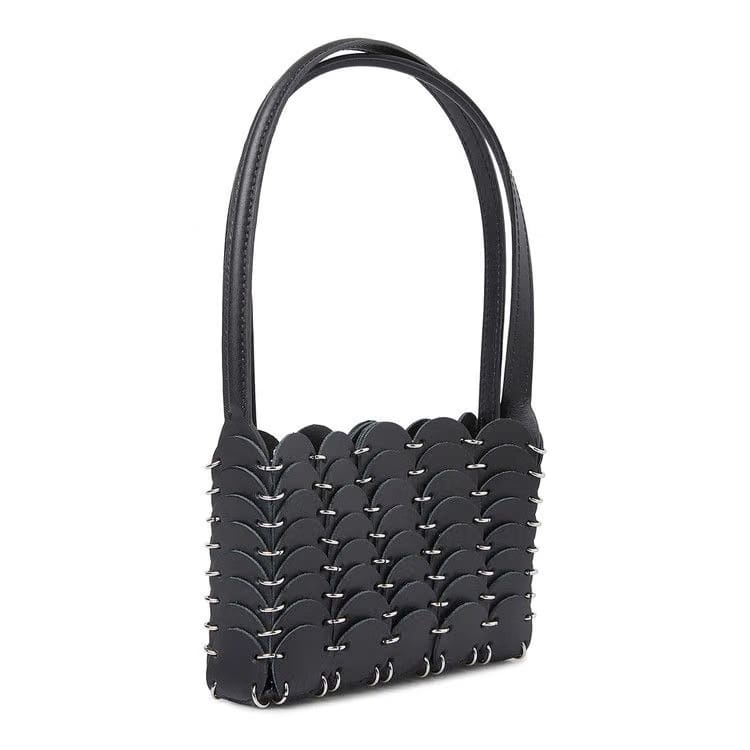 Paco Rabanne Mini Pacoïo Handbag Black