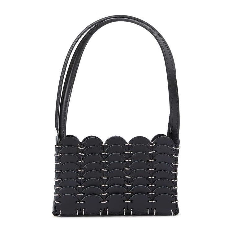 Paco Rabanne Mini Pacoïo Handbag Black
