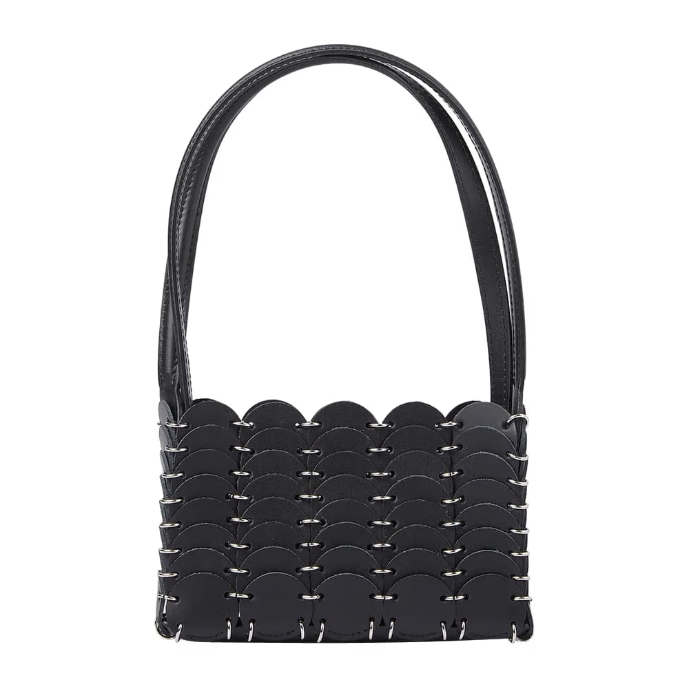 Paco Rabanne Mini Pacoïo Handbag Black