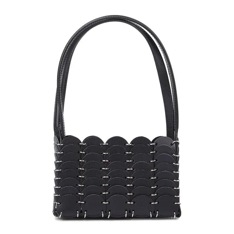 Paco Rabanne Mini Pacoïo Handbag Black