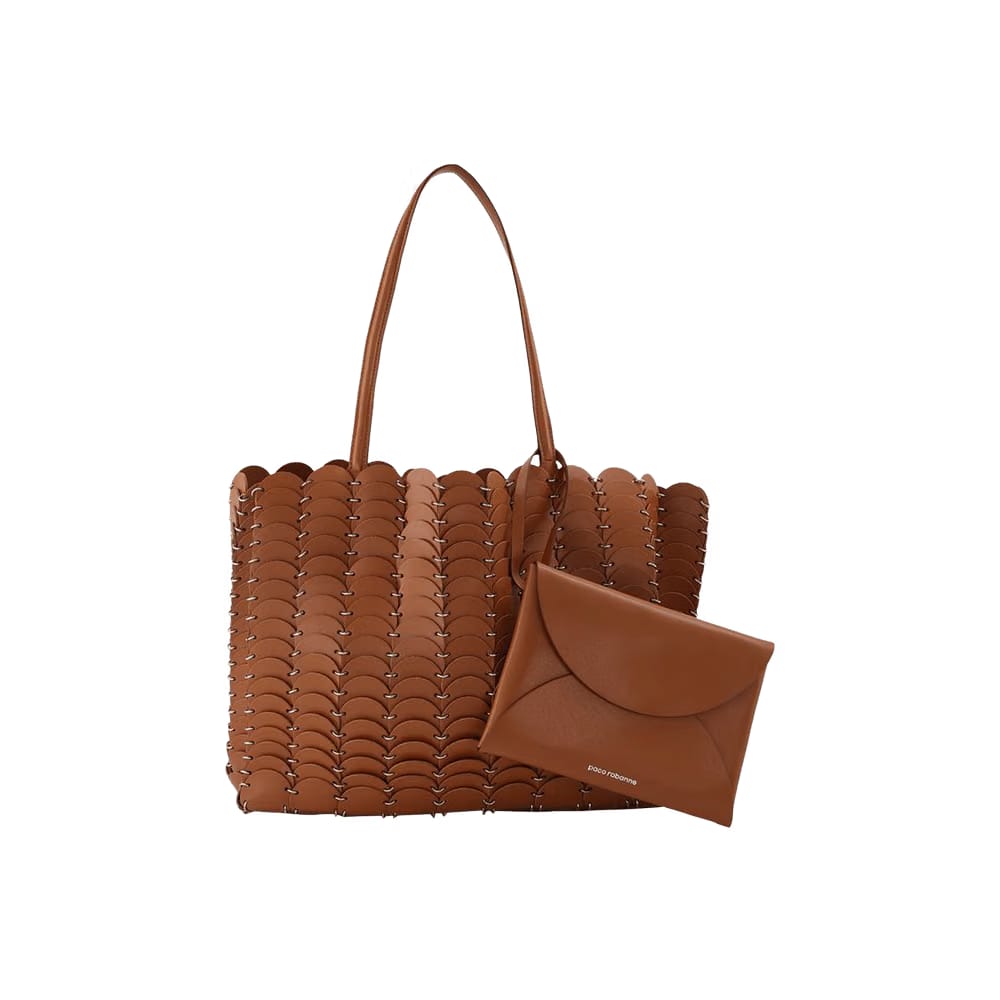 Paco Rabanne Pacoio Tote Brown