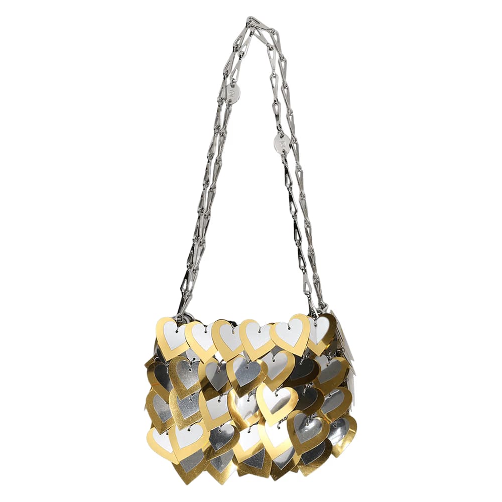 Paco Rabanne Sparkle Nano Bag Silver/Gold