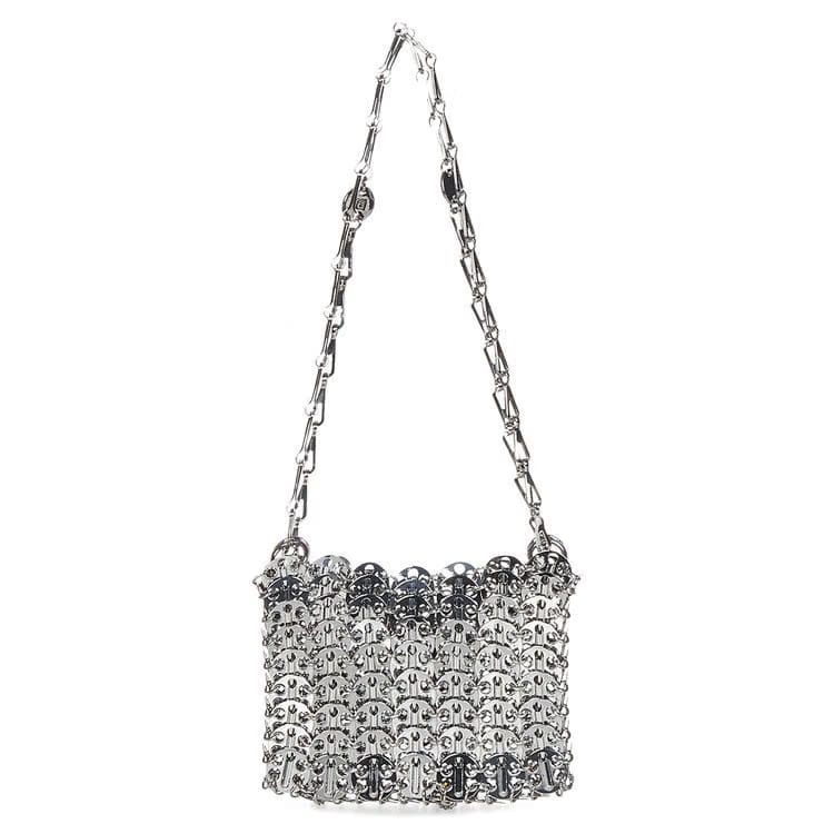 Paco Rabanne 1969 Nano Jewels Mini Shoulder Bag Silver