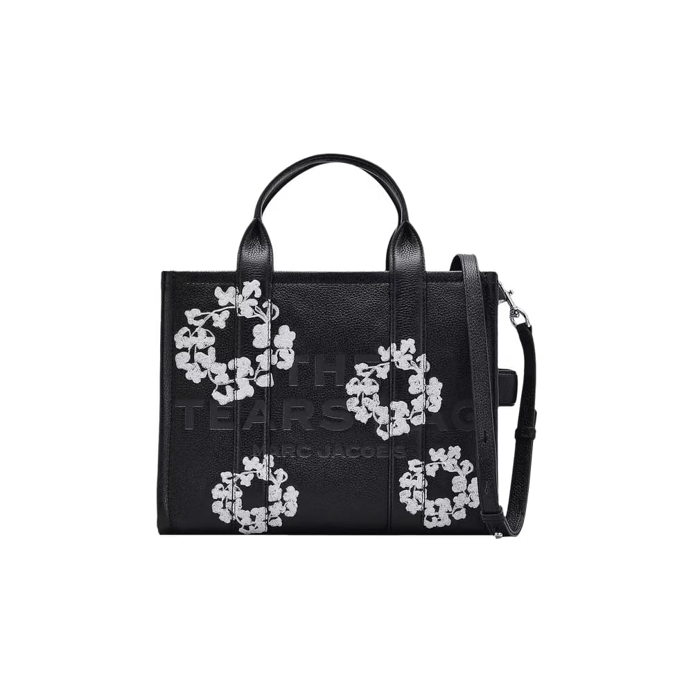 Marc Jacobs x Denim Tears Leather Medium Tote Bag Black