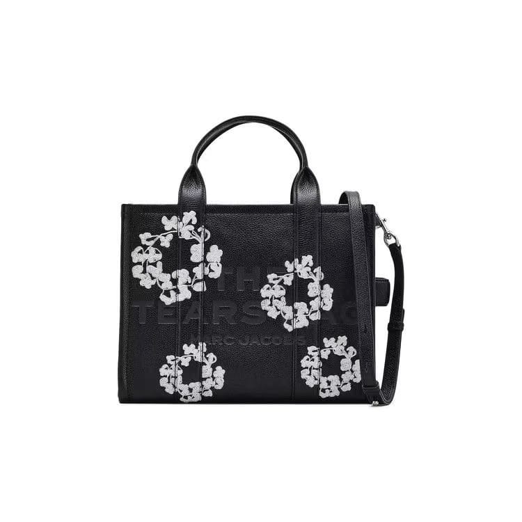 Marc Jacobs x Denim Tears Leather Medium Tote Bag Black