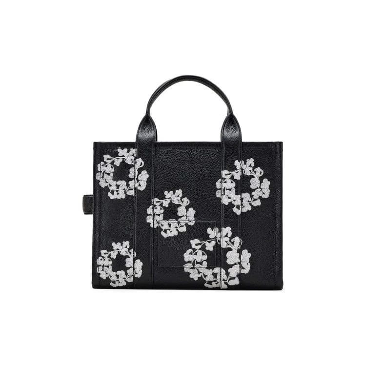 Marc Jacobs x Denim Tears Leather Medium Tote Bag Black