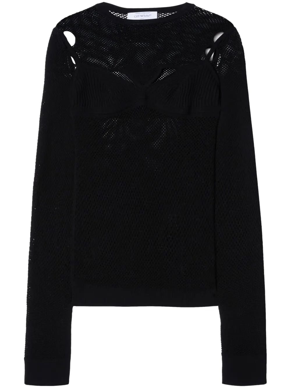 Arrow fishnet top