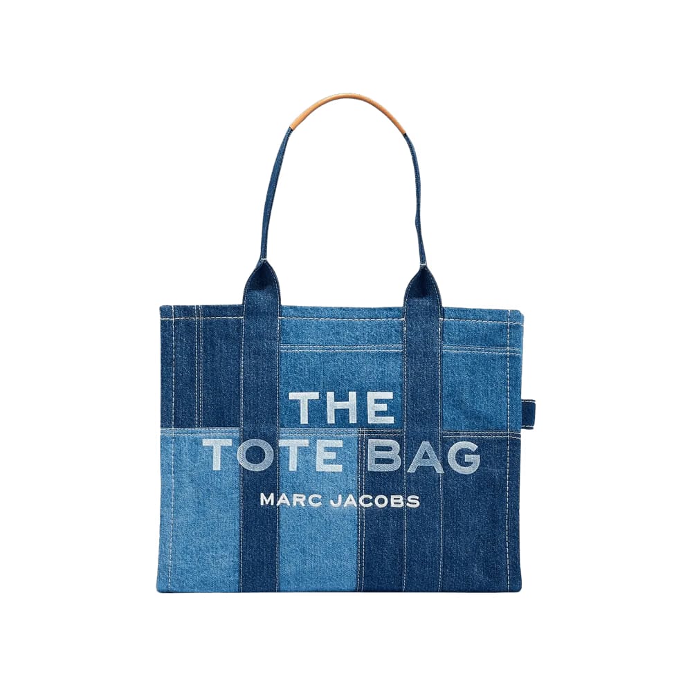 Marc Jacobs Large Tote Bag Blue Denim