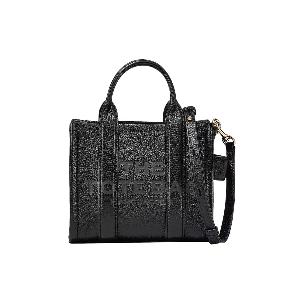 Marc Jacobs The Micro Leather Tote Bag Black